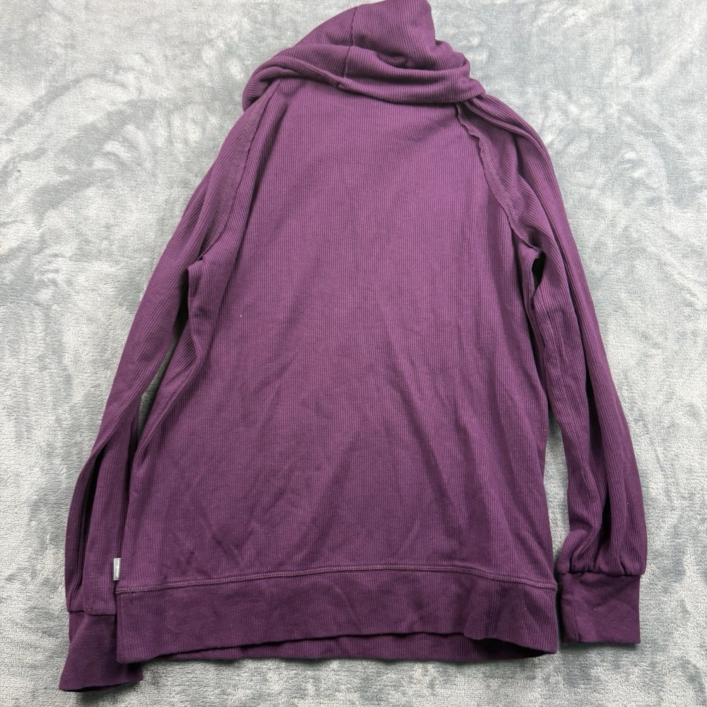 Eddie Bauer Sweater Womens Medium Purple Knit Turtle Neck Pullover Sweatshirt - Picture 6 of 6